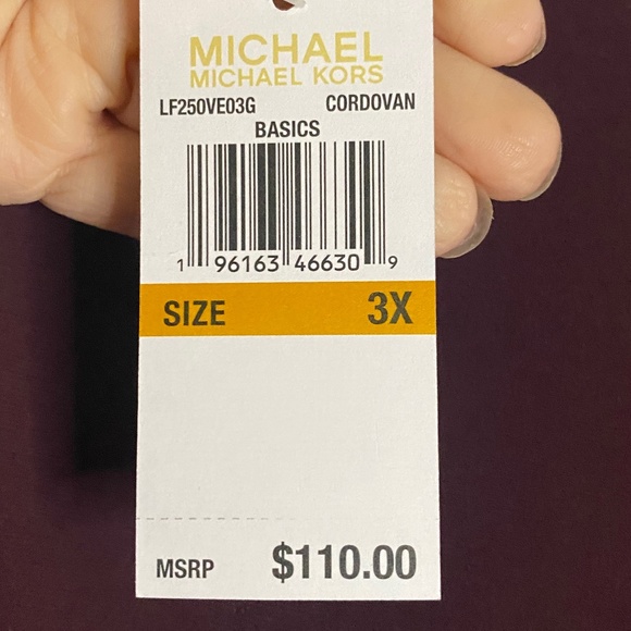 NWT Michael Kors Blouse Stunning! 3XL - Picture 4 of 4